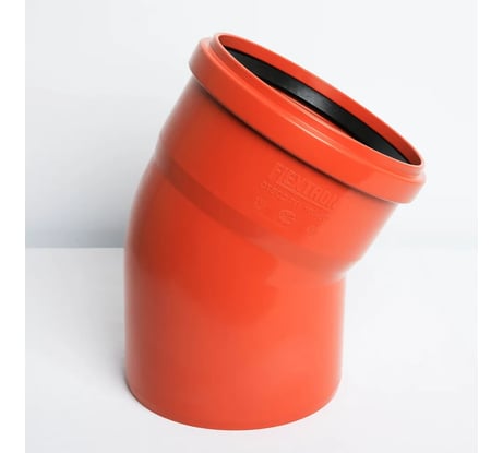 Отвод для наружной канализации Flextron D160 мм, 30 градусов 148111