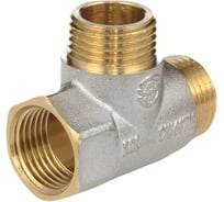 Тройник латунный Aquasfera Ду15, муфта/резьба/резьба, никель 9035-01 128-6257