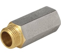 Удлинитель латунный Aquasfera Ду15, муфта/резьба, L=80 мм, никель 9038-08 128-9103