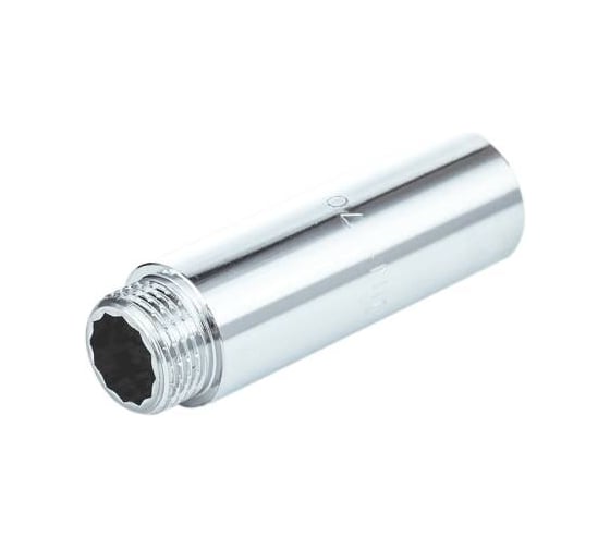 Удлинитель латунный Aquasfera Ду15, муфта/резьба, L=10 мм, хром 9031-01 128-6216 1