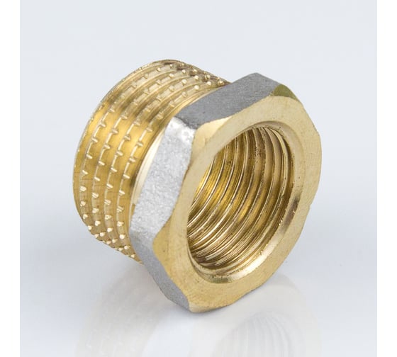 Футорка латунная Aquasfera Ду10x8, резьба/муфта, никель 9024-10 128-6210