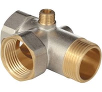 Штуцер пятивыводной Aquasfera 3x1"+2x1/4" латунь никелированная 9036-01 215-0215 35486454