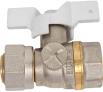 Кран для манометра Aquasfera латунь, 1124 Standard G1/2"-М20x1,5 Ру40 м/нак/г 1124-03 012-0305