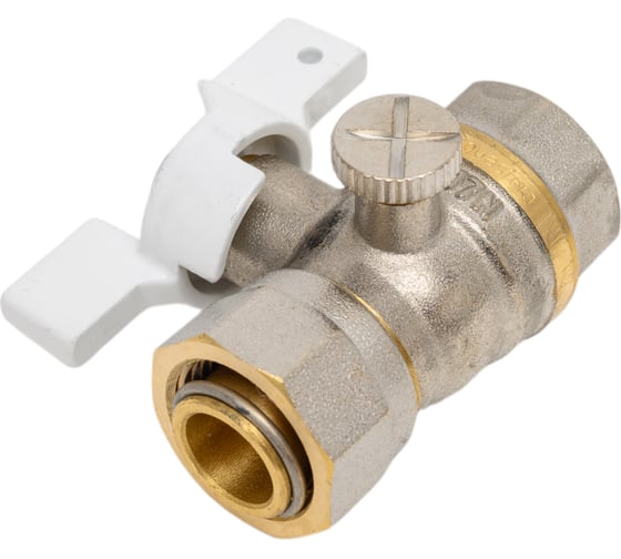 Кран для манометра Aquasfera латунь, 1124 Standard G1/2"-М20x1,5 Ру40 м/нак/г 1124-03 012-0305