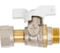 Кран для манометра Aquasfera латунь, 1125 Standard G1/2"-М20x1,5 Ру40 р/нак/г 1125-03 012-0308 4