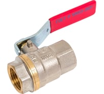 Шаровой кран Aquasfera латунь, 1001 Euro нк Ду15 Ру40 м/м полнопроходной, рычаг 1001-01 109-0402