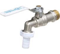 Шаровой водоразборный кран Aquasfera латунь, нк 1119 Ду20 Ру16 р/штуц рычаг Standard 1119-02 107-8060