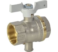 Кран для термодатчика Aquasfera латунь Ду20 Ру30 бабочка 1126-02. 032-1507