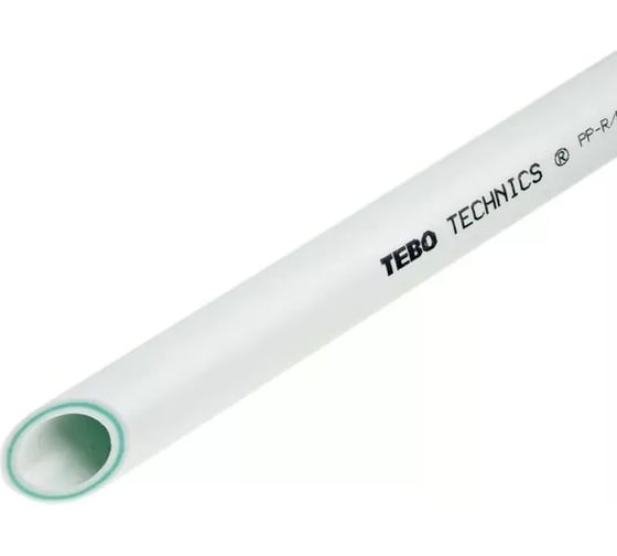 Труба TEBO PPR 40х6,7мм SDR6 армированная стекловолокном (2м) 030010405-02