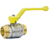 Шаровой кран LD Pride латунь никель, газ Ду15 Ру40 НР 11б27п 47.15.Н-Н.Р 007-8035