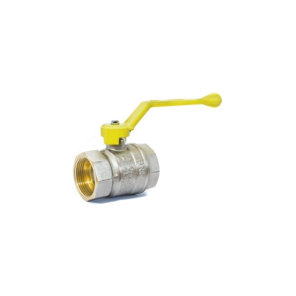 Шаровой кран LD Pride латунь никель газ Ду25 Ру40 ВР 11б27п 47.25.В-В.Р ...