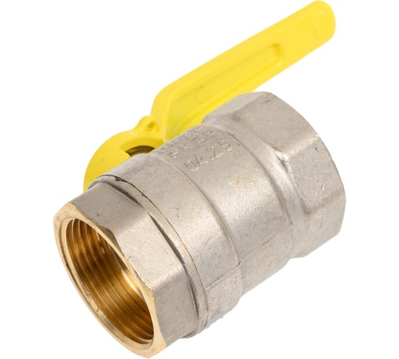 Шаровой кран LD Pride латунь никель, газ Ду32 Ру25 ВР 007-8026 1