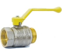 Шаровой кран LD Pride латунь никель, газ Ду40 Ру25 ВР/НР 007-8051