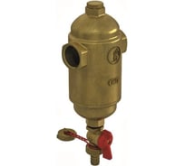 Магнитный дешламатор Giacomini T-образный латунь Ду 32 Ру10 G1 1/4 ВР R146D R146DY016 036-1234