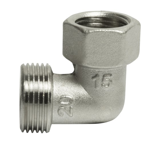Уголок VRT 3/4-1/2 нар/вн., никель 512671