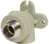 Комбинированный уголок VRT 25х3/4 нар., с креплением, серый, Россия EVER plast 538438