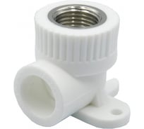 Комбинированный уголок VRT 25х1/2 вн., с креплением, белый, Россия EVER plast 538279