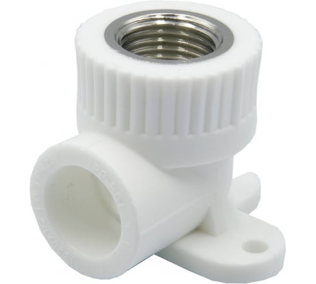 Комбинированный уголок VRT 25х3/4 вн., с креплением белый, Россия EVER plast 538280