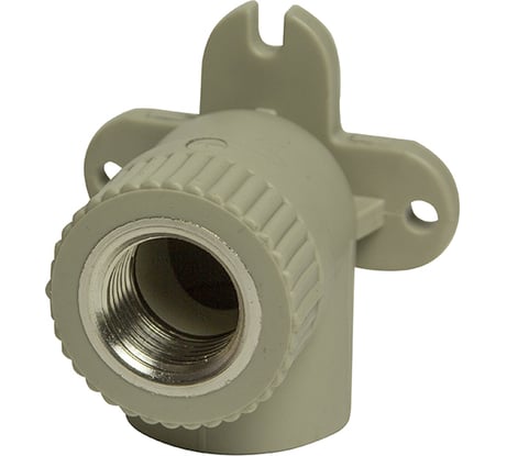 Комбинированный уголок VRT 20х1/2 вн., с креплением, серый, Россия EVER plast 538439