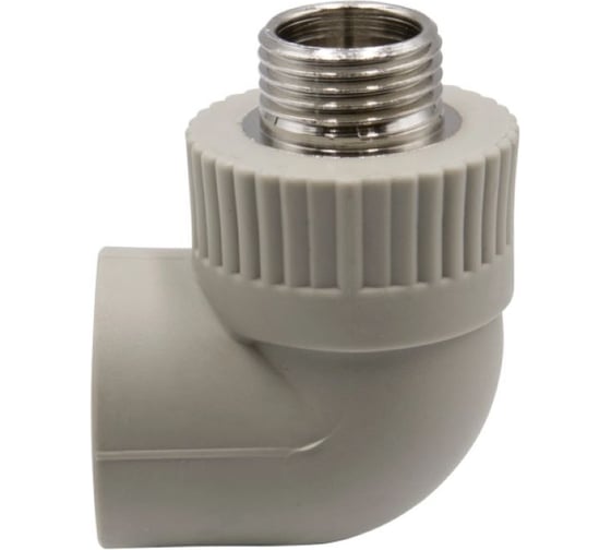 Комбинированный уголок VRT 25х1/2 нар., серый, Россия EVER plast 538426