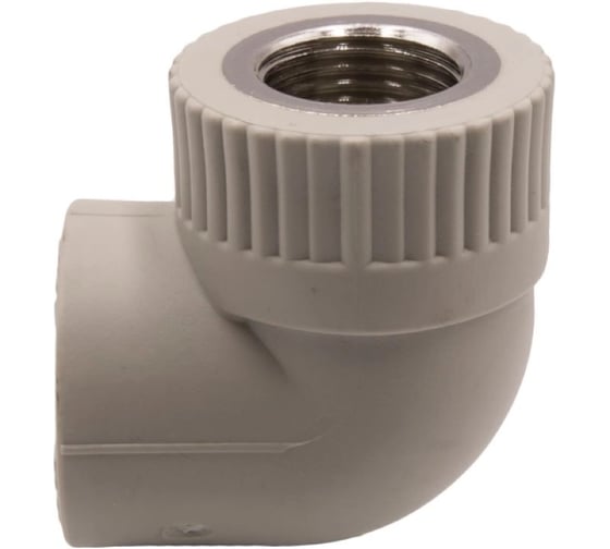 Комбинированный уголок VRT 25х1/2 вн., серый, Россия EVER plast 538432