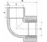 Комбинированный уголок VRT 25х1/2 вн., серый, Россия EVER plast 538432 6