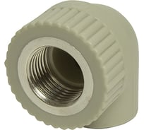 Комбинированный уголок VRT 20х3/4 вн., серый, Россия EVER plast 538431