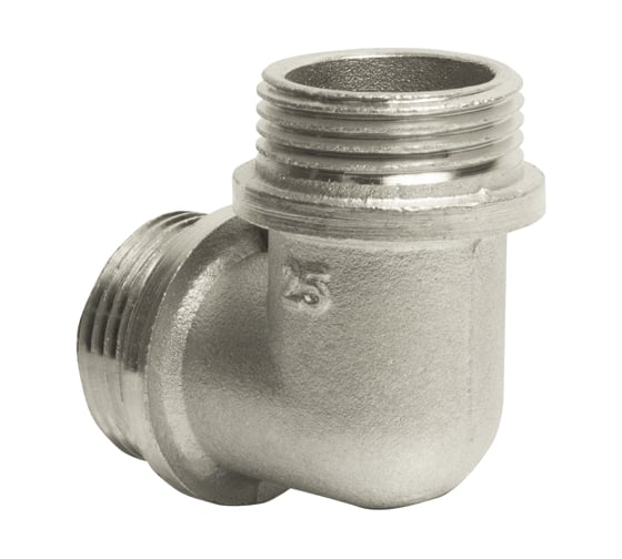 Уголок VRT 1/2 нар/нар., с ограничением, никель 1930-001515 503053