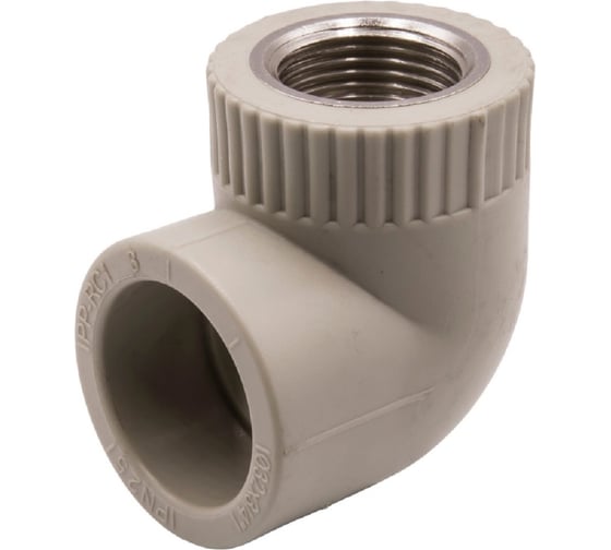 Комбинированный уголок VRT 32х3/4 вн., серый, Россия EVER plast 538434