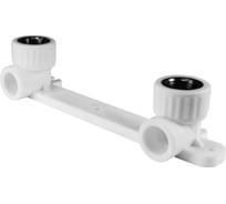 Комплект настенный для смесителя Valfex 25x3/4" в.р., белый 10124325