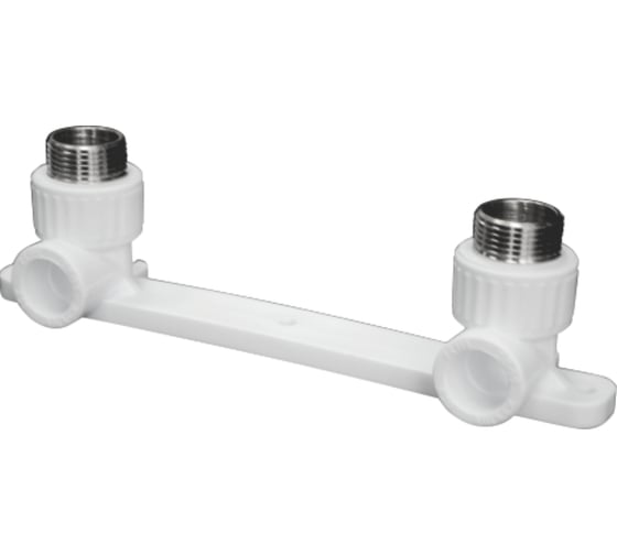 Комплект настенный для смесителя Valfex 25x1/2" н.р., белый 10124220 1