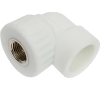 Угольник переходной Valfex с внутренней резьбой, 32x1/2", белый 10125232