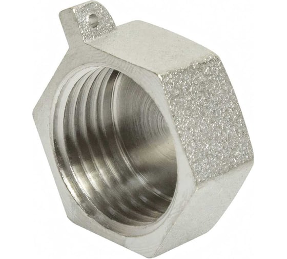 Заглушка VRT 3/4", внутренняя, с контрольным отверстием, никель 1910-000020 503074 1