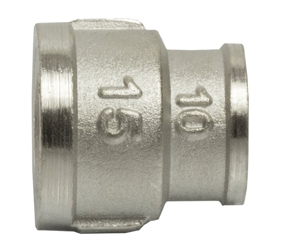 Переходная муфта VRT 1/2"-3/8", внутренняя/внутренняя, никель 1908-001510 503043