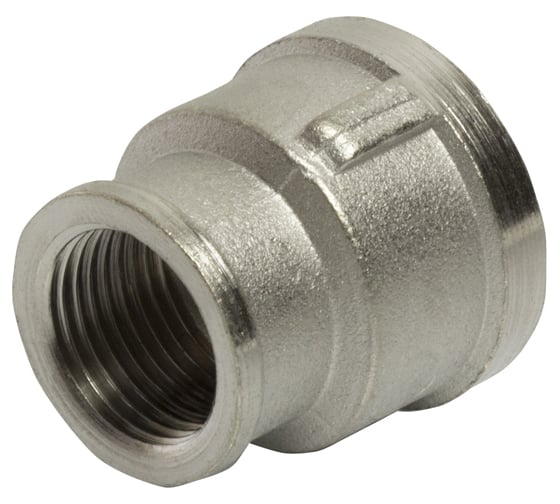 Переходная муфта VRT 1/2"-3/8", внутренняя/внутренняя, никель 1908-001510 503043