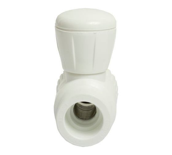Шаровой кран VRT американка, 25-3/4", прямой, EVER plast, белый 542467