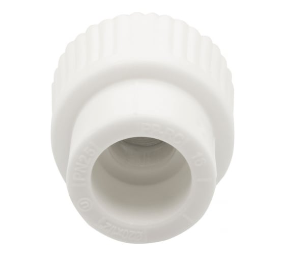 Комбинированная муфта VRT наружная, 20х1/2", EVER plast, белый 538239