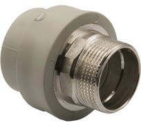 Комбинированная муфта VRT наружная, 40х1 1/4", под ключ, EVER plast, серый 538316
