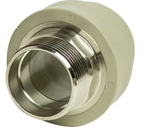 Комбинированная муфта VRT наружная, 40х1 1/4", под ключ, EVER plast, серый 538316