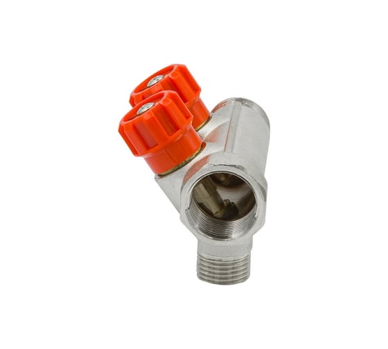 Коллектор VRT 3/4"x1/2", с регулировочными вентилями, 2 выхода 524076