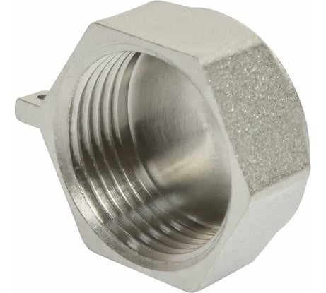 Заглушка VRT 1/2", внутренняя, с контрольным отверстием, никель 1910-000015 503080