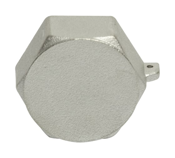 Заглушка VRT 1/2", внутренняя, с контрольным отверстием, никель 1910-000015 503080