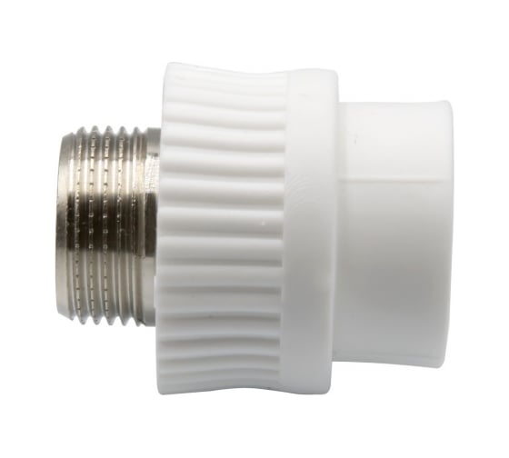 Комбинированная муфта VRT наружная, 25х3/4", EVER plast, белый 538242