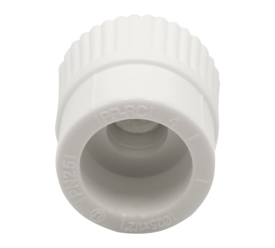 Комбинированная муфта VRT наружная, 25х1/2", EVER plast, белый 538241