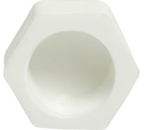 Заглушка VRT резьбовая, 1/2", внутренняя, белый 542471