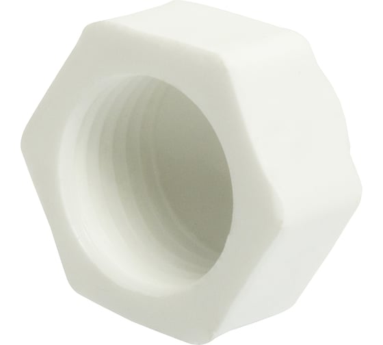 Заглушка VRT резьбовая, 1/2", внутренняя, белый 542471