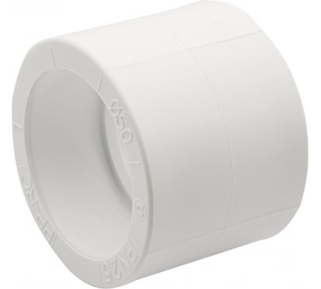 Соединительная муфта VRT 50, EVER plast, белый 537497