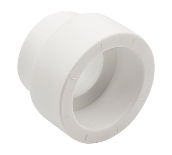 Переходная муфта VRT 50/40, внутренняя/внутренняя, EVER plast, белый 537509