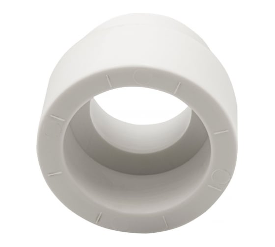 Переходная муфта VRT 50/40, внутренняя/внутренняя, EVER plast, белый 537509