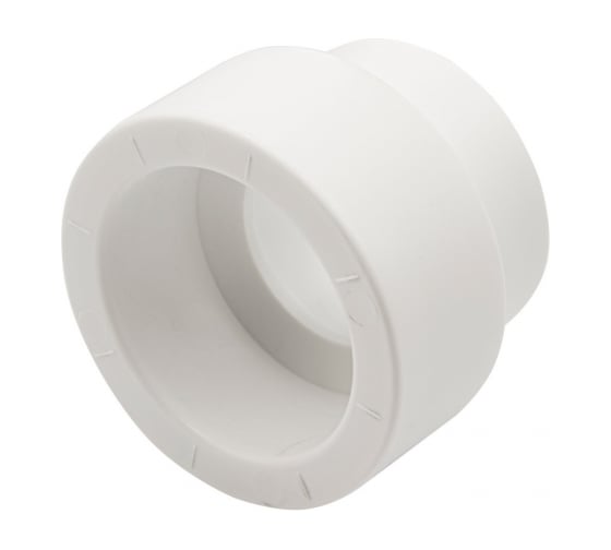 Переходная муфта VRT 50/40, внутренняя/внутренняя, EVER plast, белый 537509